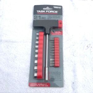 T-bar Driver Set . 21 Piece . Task Force ......... New in Package